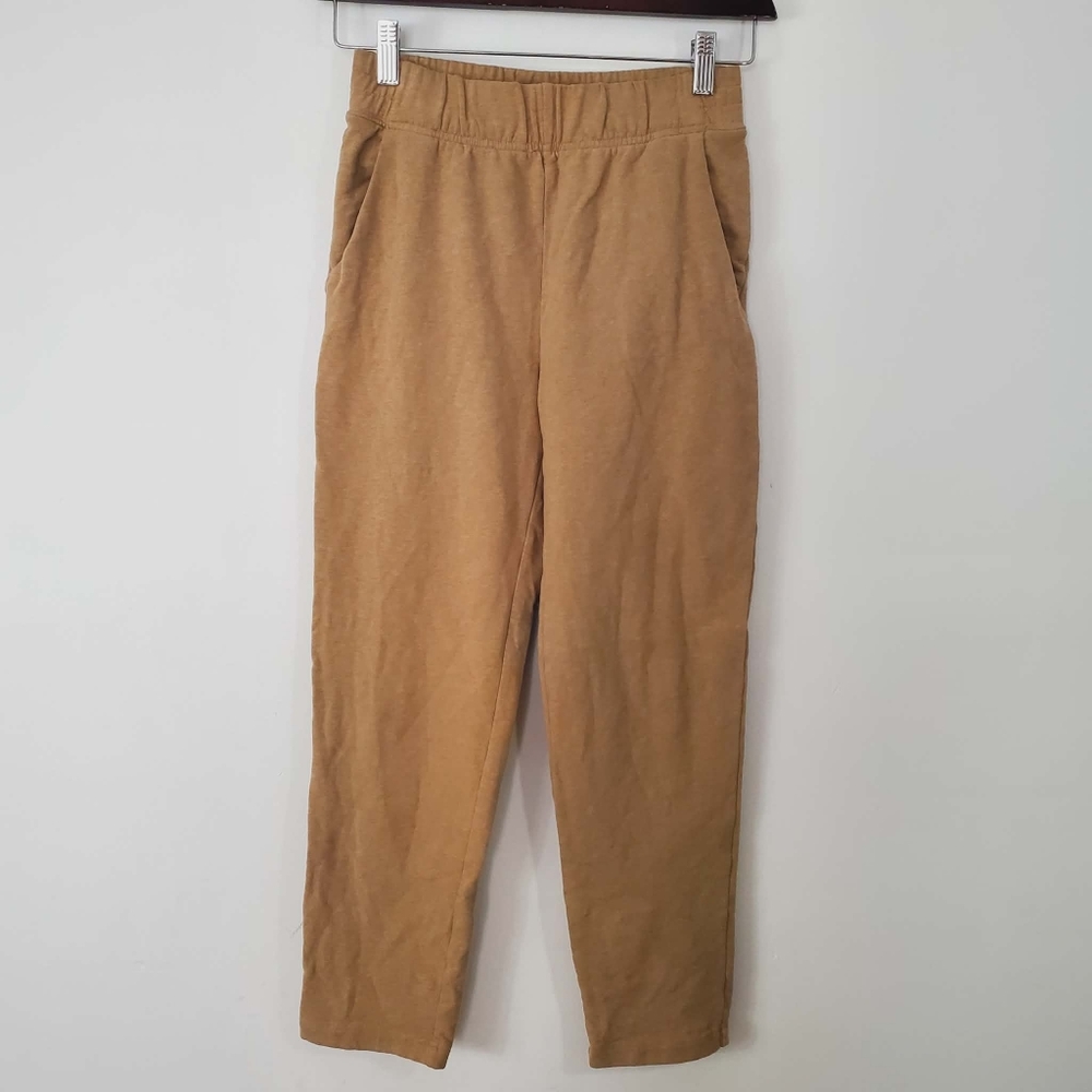 Aritzia The Group Babaton Rocket Pant Joggers 95% Cotton in Gold Camel Size XS